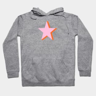 Pink and Orange Star Hoodie